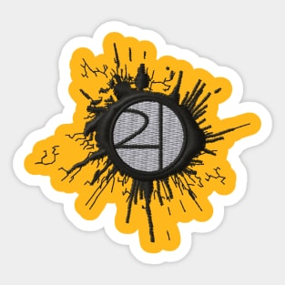 StonerSymbol Splat Sticker